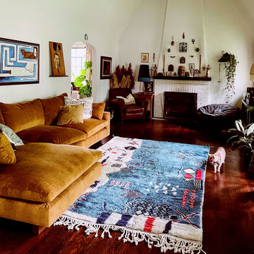 One of a kind Moroccan rug