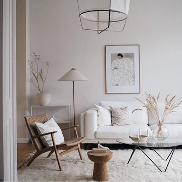 Moroccan rug in designer space